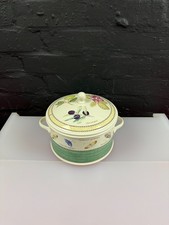 Wedgwood Sarah's Garden Covered Casserole Vegetable Serving Dish 3.5 Pints