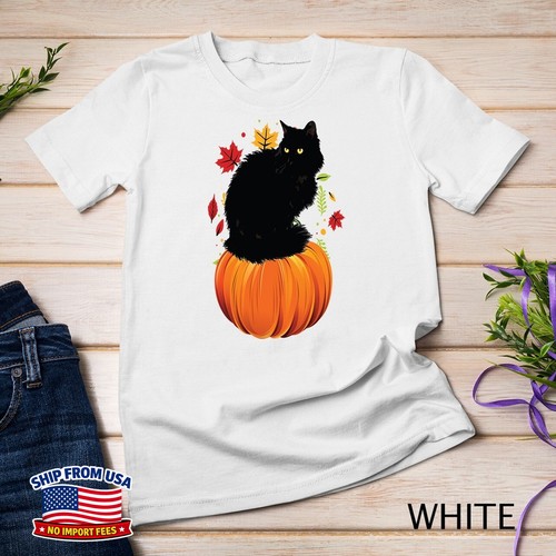 Black cat shirt - black, gift