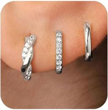 GlamRays 3 Pairs of Earrings