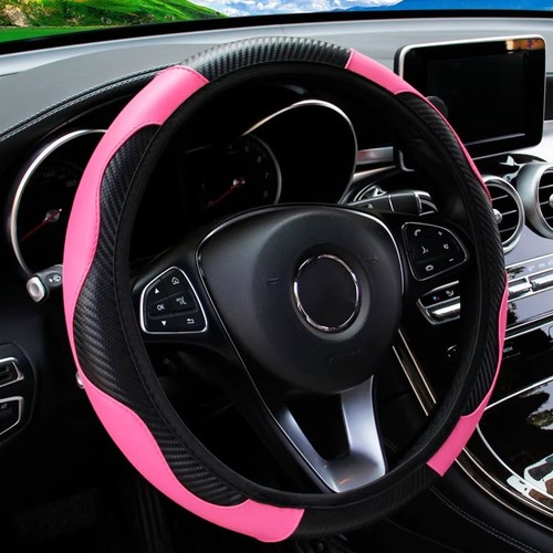Leather car steering - car,