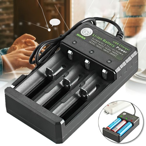 Slot usb charger for 18650 - charger,