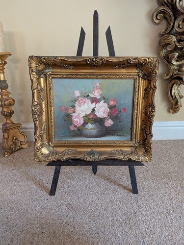 Vintage pink floral - vintage, roses