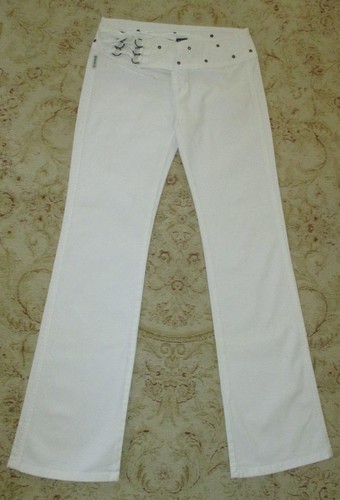 Armani stretch white denim - armani,