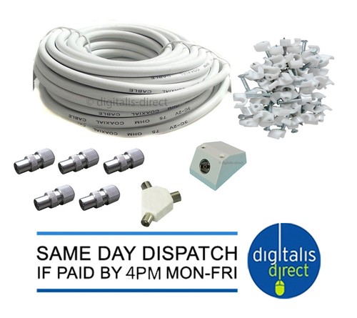 25m coaxial extension kit - tv,