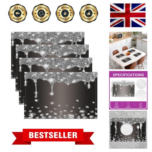 45x30cm glitter diamond table - diamond,