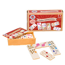 eMKay® Wooden Farm Dominoes
