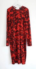 Givenchy Red Rose Print Dress