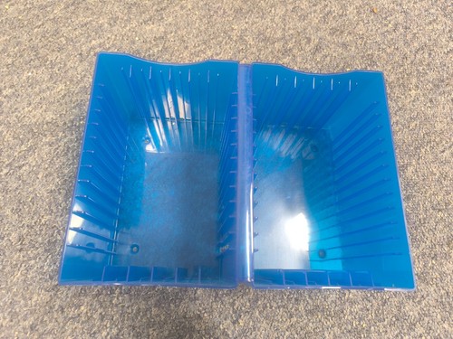 Storage rack tower blue - cd,