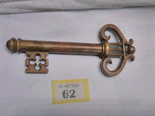 Brass key corkscrew - brass,