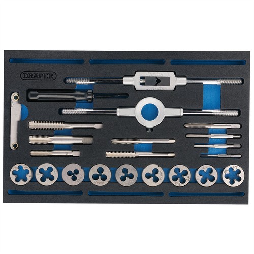 Combination tap and die set - and,