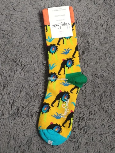 Monkey happy socks combed - happy,
