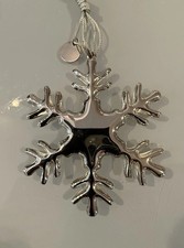 Penhaligon’s silver Snowflake Christmas Tree Decoration