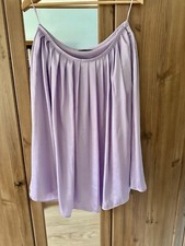 Beautiful M&S Heather Lilac Silky Skirt Size UK 14 RRP £29.50