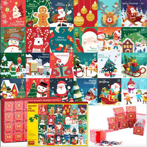1008 pieces jigsaw advent - 1008,