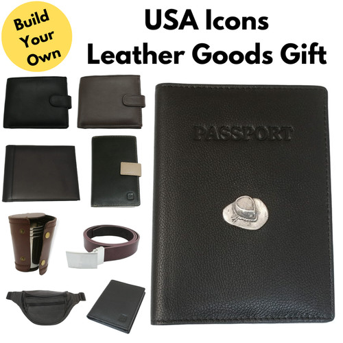 Usa icons leather goods - usa,