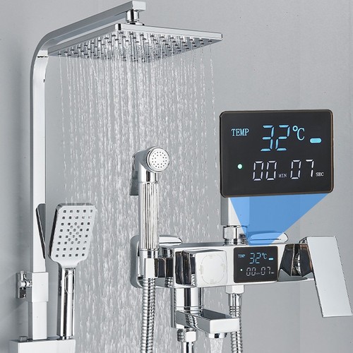 Led exposed bathroom - bathroom, shower