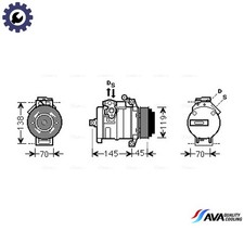 COMPRESSOR AIR CONDITIONING MSAK530 FOR MERCEDES-BENZ SPRINTER/35-t/Tourer/Bus