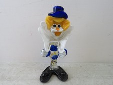 Murano-style Glass Clown Figurine 22cm Tall