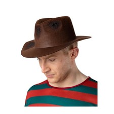 Wicked Costumes - Freddy Krueger Nightmare Fedora Hat - Adult