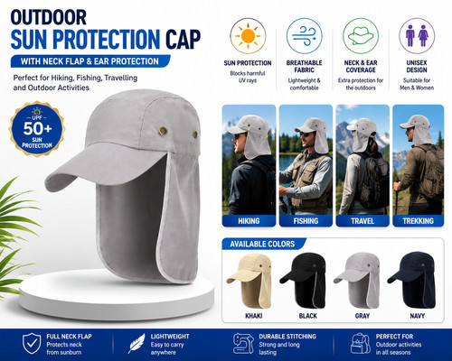 Unisex cap with ear neck - unisex, cover