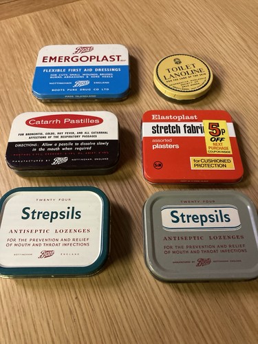 Joblot six vintage - vintage, medical