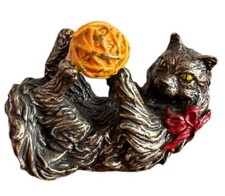 Franklin Mint Cat Figurine