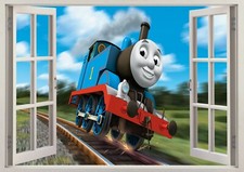Thomas Train Friends Tank Engine 3d Mural Wall View Sticker Poster Decal 273