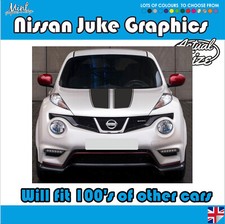 NISSAN JUKE Bonnet Stripes JDM Nismo Decals Stickers Graphics TEKNA FREE P&P 021