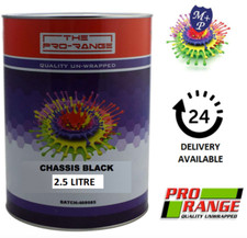 Pro Range CHASSIS BLACK TOP Quality Commercial VEH Paint 2.5 Litre ProRange /HMG