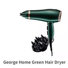 Emerald Green Hair Dryer 2200w Ionic 3 Heat Settings Twin Speed FREE DELIVERY
