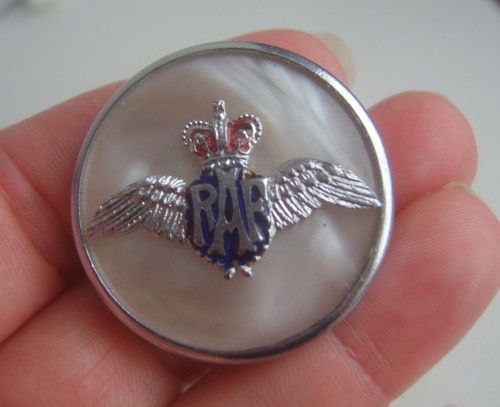 Vintage raf sweetheart brooch - raf,