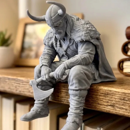 Sad viking edge sitter - edge,