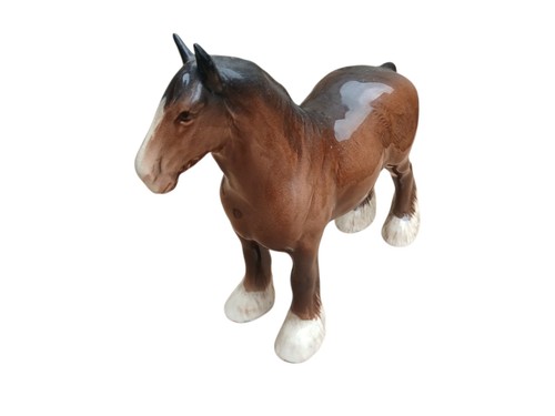 Beswick shire horse model - horse,