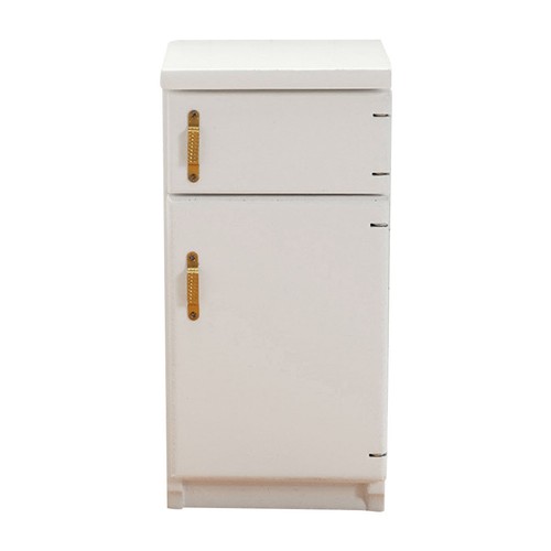 Miniature wood refrigerator - miniature,