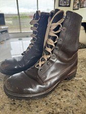 Vintage Dutch Army Boots Size 8 Uk Military Issue