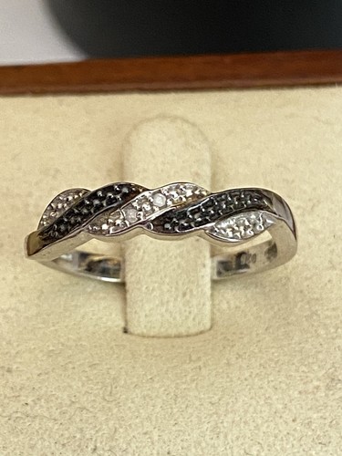 Sterling silver black and - silver,