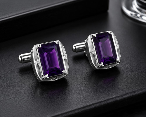 Aaa amethyst gemstone with 925 - aaa,