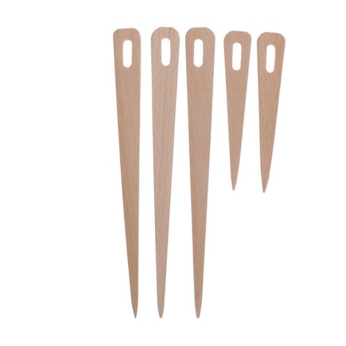 5pcs wood shuttle knitting - wood,