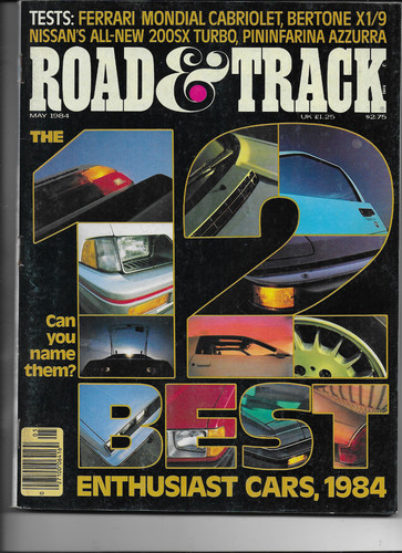 Road track magazine usa - road,