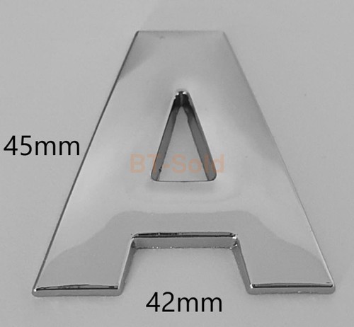 45mm high metal chrome - high, self
