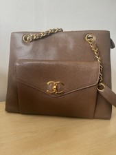 Vintage Chanel Caviar Tote Handbag 