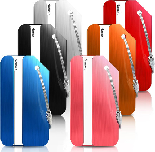 Aluminum luggage tag - luggage, for