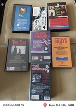 9X Job Lot Bundle Of VHS Video Tapes - Mixed Lot Various Genres