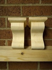 PINE WOOD WOODEN CORBELS