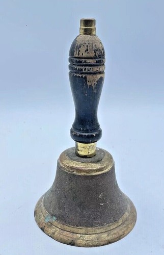 Hand bell with - bell, clapper
