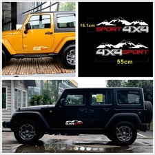 2 Pcs 16cmx55cm Vinyl 4X4