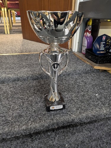 Silver trophy cup 340mm - trophy, height