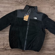 North Face TNF Fleece Black Zip Up Jacket Men's Size Medium