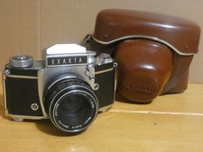 Varex IIb Exakta 35mm SLR Camera W/ Meyer Optik Oreston 1.8/50 original case C1