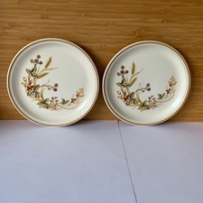 M&S Harvest 6.5" Stoneware Tea Side Plates x 2